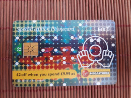 Phonecard Uk £ 2 Used Rare - BT Promotional