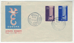 Europa-Cept // 1958 // Lettre De La Turquie - 1958