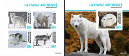Togo 2020, Animals Artic Fauna, 4val In BF+BF IMPERFORATED - Fauna ártica