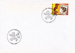 B01-192  2302 Carte Souvenir FDC Spirou Robbedoes - 08-10-1988 9310 Lede 4.5€ - 1981-1990