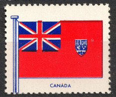 CANADA Union Jack - FLAG FLAGS Cinderella Label Vignette 1957 USA Henry Ellis Harris Philately Boston 1957 - Autres & Non Classés