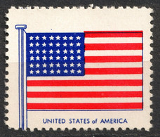 United State Of AMERICA - FLAG FLAGS Cinderella Label Vignette 1957 USA Henry Ellis Harris Philately Boston 1957 - Otros & Sin Clasificación