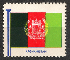 AFGHANISTAN - FLAG Coat Of Arms FLAGS Cinderella Label Vignette 1957 USA Henry Ellis Harris Philately Boston 1957 - Afghanistan