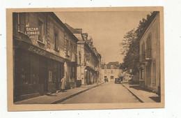 Cp , 49 , LE LION D'ANGERS ,la Rue Du Marché , Commerce : Bazar Lionnais , Publicité : Cartes MICHELIN , KUB , Vierge - Other & Unclassified
