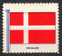 DENMARK Danmark - FLAG FLAGS Cinderella Label Vignette 1957 USA Henry Ellis Harris Philately Boston 1957 - Altri & Non Classificati