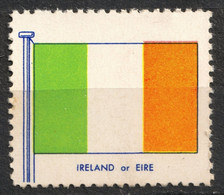 IRELAND EIRE - FLAG FLAGS Cinderella Label Vignette 1957 USA Henry Ellis Harris Philately Boston 1957 - Sonstige & Ohne Zuordnung