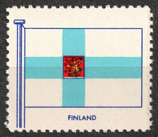 FINLAND SUOMI Coat Of Arms - FLAG FLAGS Cinderella Label Vignette 1957 USA Henry Ellis Harris Philately Boston 1957 - Sonstige & Ohne Zuordnung