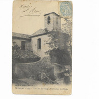 MEYRARGUES. UN COIN DU VILLAGE ET LE CLOCHER DE L' EGLISE. - Meyrargues