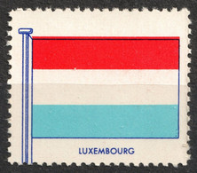 Luxembourg Luxemburg - FLAG FLAGS Cinderella Label Vignette 1957 USA Henry Ellis Harris Philately Boston 1957 - Sonstige & Ohne Zuordnung