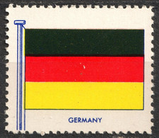 GERMANY Deutschland Allemagne - FLAG FLAGS Cinderella Label Vignette 1957 USA Henry Ellis Harris Philately Boston 1957 - Other & Unclassified