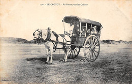 Le Crotoy       80      En Route Pour Les Cabanes      (voir Scan) - Le Crotoy