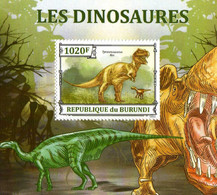 Burundi 2013  - Dinosaures - Feuillet De Luxe - Tyrannosaurus - Prehistorics