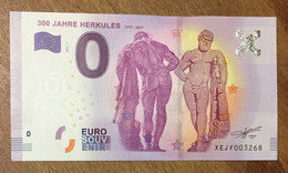 2016 BILLET 0 EURO SOUVENIR ALLEMAGNE DEUTSCHLAND 300 JAHRE HERKULES ZERO 0 EURO SCHEIN BANKNOTE PAPER MONEY - [17] Falsi & Campioni