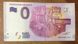 2016 BILLET 0 EURO SOUVENIR ALLEMAGNE DEUTSCHLAND RÜDESHEIM AM RHEIN ZERO 0 EURO SCHEIN BANKNOTE PAPER MONEY - [17] Falsos & Especimenes