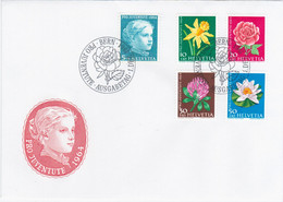 Switzerland Swiss Schweiz Svizzera Helvetia 1964 Pro Juventute, Flower Flowers - Altri & Non Classificati