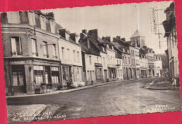 Dépt 76 - SAINT-SAËNS - Rue Raymond Poincaré - Café-Tabac - CPSM - 1948 - Saint Saens