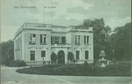 Alte Kleinformatkarte BAD OEYNHUSEN, Im Kurpark, Gelaufen 1915 - Bad Oeynhausen