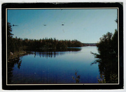 CLEAR  BLUE  WATER  OF A SERENE     MINNESOTA  LAKE        2 SCAN       (VIAGGIATA) - St Paul