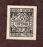 Diégo Suarez Taxe N°2 N* TB  Cote 315 Euros !!!RARE - Used Stamps