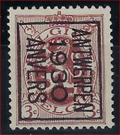 HERALDIEKE LEEUW Nr. 278 België Typografische Voorafstempeling Nr. 221B   ANTWERPEN  1930  ANVERS  ! - Typos 1929-37 (Heraldischer Löwe)