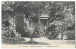 LAGNY (77) Villa Pierre-Madeleine Le Kiosque Et L'entrée Du Bois - Lagny Sur Marne