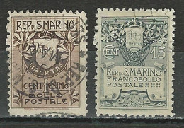 San Marino Mi 47-48 O - Used Stamps