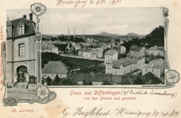 LUXEMBOURG - Gruss Aus DIFFERDINGEN - 1901 - Très Bon état - Differdingen