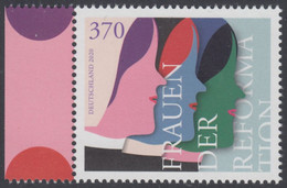 !a! GERMANY 2020 Mi. 3569 MNH SINGLE W/ Left Margin (b) - Women Of Protestant Reformation: Contours Of Women - Neufs