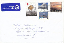 New Zealand Cover Sent To Denmark 16-9-2010 - Cartas & Documentos