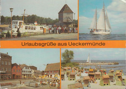 D-17373 Ueckermünde - Alte Ansichten - Dampfer - Karl-Marx-Platz - Ückermünde