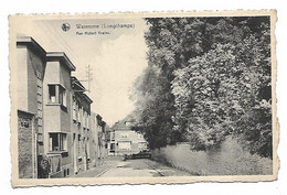 CPSM WAREMME ( LONGCHAMPS ), RUE HUBERT KRAINS, Format 9 Cm Sur 14 Cm Environ, PROVINCE DE LIEGE, BELGIQUE - Waremme