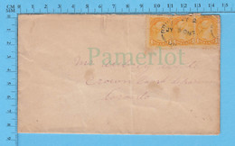 Canada Cover Scott 3 X #35 Perf. 12x12    July 26  1886 PRI.. Send To Crown Land Departement Toronto Canada - Cartas & Documentos