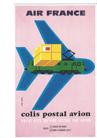 25789 -  Air-France Colis Postal Avion Aussi Vite Qu'une Lettre Par Avion 9 Jean Colin 1958 (format 17.5 X 11) - Sonstige & Ohne Zuordnung