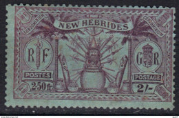 Nouvelles-Hébrides N° 98 * - Unused Stamps