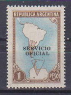 ARGENTINA 1938-54 SERVIZIO  SOPRASTAMPATO SERVIZIO OFFICIAL YVERT.347 MNH XF - Frankeervignetten (Frama)