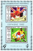 CHAD 1978 World Cup Football England 1966 Olympics 1948 Brazil 1970 Soccer DeLuxe OVPT:Coronation Union Jack Flag - Sommer 1948: London