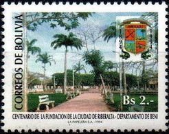 Bolivia 1994 CEFIBOL 1506 ** Centenario De La Fundación De La Ciudad De Riberalta (Beni) - Bolivia