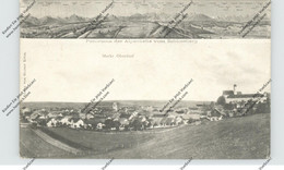 8952 MARKTOBERDORF, Stadt - Und Alpenpanorama, 1907 - Kaufbeuren