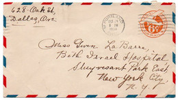 USA. Air Mail Service Portland To New-York. Oct 24 /1938 - Andere & Zonder Classificatie