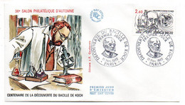 1982 --FDC ...Centenaire Découverte Bacille De Koch...cachet  PARIS - 75................... - 1980-1989