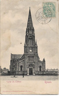 ROUEN - église Saint Clément - Timbre Et Cachet De La Poste De 1905 Au Recto De Cette Carte - Rouen