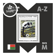 CHAD 2020 MNH WWF M-Countries M-Länder Pays-M Madagascar 1988 S/S VIII - OFFICIAL ISSUE - DHQ2039 - Ongebruikt