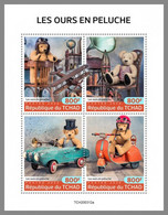 CHAD 2020 MNH Teddy Bears Teddybären Nounours M/S - OFFICIAL ISSUE - DHQ2039 - Poupées