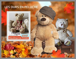 CHAD 2020 MNH Teddy Bears Teddybären Nounours S/S - OFFICIAL ISSUE - DHQ2039 - Poupées