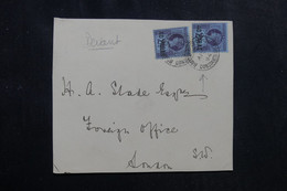 LEVANT BRITANNIQUE - Affranchissement De Constantinople Sur Devant D'enveloppe En 1894 Pour Londres - L 72263 - Levant Britannique