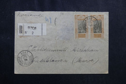 GUINÉE - Enveloppe En Recommandé De Boke Pour Casablanca En 1926 - L 72266 - Cartas & Documentos