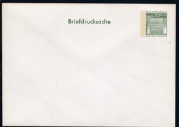 Berlin, PU, Bauwerke II, 20, Briefdrucksache - Privé Briefomslagen - Ongebruikt