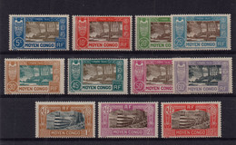 !!! PRIX FIXE : CONGO, TAXES N°12/22 NEUVES * - Unused Stamps
