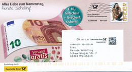 BRD / Bund Pforzheim Dialogpost Allemagne DV 09 0,30 Euro Frau FRW 2020 Bader Mode Versandhandel - Lettres & Documents