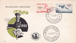 RUANDA - BUSTA F.D.C. - RUANDA- URUNDI - 1960 - Briefe U. Dokumente